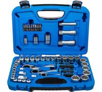 BGS Juego de llaves de vaso con agujero pasante | Gear Lock | 4,5-25 mm | 52 piezas