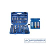 BGS 2243 + 7200 Set Chiavi a Bussola 171-tlg Forza Skåne Inserti 17,19, 21mm