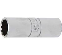 BGS Inserto per candele con gomma di fissaggio, poligonale, azionamento quadro interno 12,5mm (1/2"), apertura 16mm Quantità:1