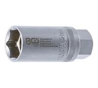 BGS Inserto per candele 2403 esagonale, azionamento quadro interno 12,5mm (1/2"), apertura 21mm Quantità:1