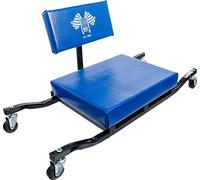 BGS 2852 | Sgabello da officina con rotelle | extra piatta