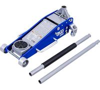 Crick Ribassato in Alluminio Doppio Pistone 2,5 T Sollevatore a Carrello BGS2889