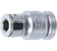 BGS Adattatore per bit con sfera di fissaggio, quadro interno 12,5mm (1/2") esagono incassato 8mm (5/16") Quantità:1