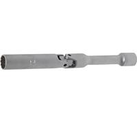 Vaso articulado para bujías 12 caras, extra largo | entrada 10 mm (3/8") | 14 mm