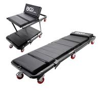 BGS Carrello sottovettura/sgabello 2995 – Ruota meccanica in ecopelle 120 mm – 12,6 kg