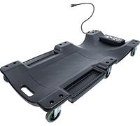 BGS 2996 | Carrello sottovettura imbottito | con lampada da lavoro | 1030 x 500 mm