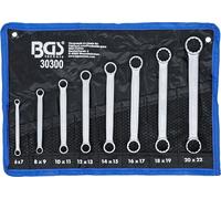 BGS Chiavi poligonali doppie extra piatte, apertura 6-22mm, 8pz. Quantità:1