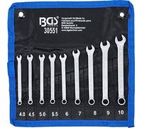 Juego de llaves combinadas | 4-10 mm | 9 piezas