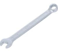 BGS 30558 | Chiave combinata anello-forchetta | 8 mm | Lunghezza: 120 mm, acciaio al cromo-vanadio, cromato, opaco, forgiato a freddo, estremità ad anello angolata a 15°