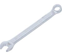 BGS 30559 | Chiave combinata anello-forchetta | 9 mm | Lunghezza: 130 mm, acciaio al cromo-vanadio, cromato, opaco, forgiato a freddo, estremità ad anello angolata a 15°