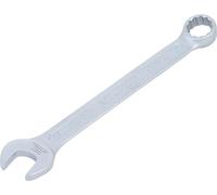 BGS 30567 | Chiave combinata anello-forchetta | 17 mm | Lunghezza: 210 mm, acciaio al cromo vanadio, cromato, opaco, forgiato a freddo, estremità ad anello angolata a 15°
