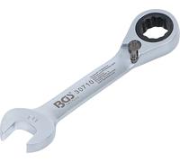 Llave combinada | corta | con carraca reversible | 10 mm