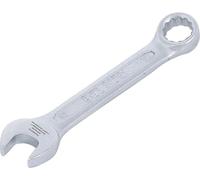 BGS 30761 | Chiave combinata anello-forchetta, extra corta | 10 mm | Lunghezza 97 mm, estremità ad anello inclinata a 15°, lato dell'anello dodicesco, acciaio al cromo vanadio, cromato, opaco