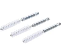 BGS 3078-10-N | Spazzola in nylon | 10 mm | 6,3 mm (1/4") | 3 pz.