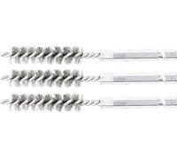 BGS technic 3078-11-S - Spazzola in acciaio, 3 pezzi Sega 11 mm, attacco esagonale 6,3 mm (1/4")
