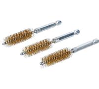 BGS 3078-14-M | Spazzola in ottone | 14 mm | Attacco 6,3 mm (1/4") | 3 pz.