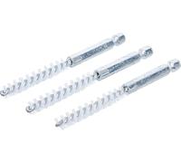 BGS technic 3078-8-N - Spazzola in nylon, 3 pezzi Azionamento 8 mm con esagono da 6,3 mm (1/4")