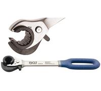 BGS 30829 | Chiave combinata a doppio cricchetto, con bocca aperta | 9 mm