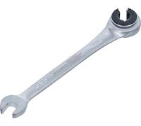 BGS 30839 | Chiave combinata a cricchetto | con bocca aperta | 9 mm