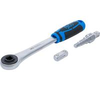 BGS Cricchetto a pressione con adattatore e chiave a gradino, uscita quadra 12,5mm (1/2") Quantità:1