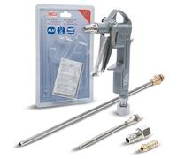 BGS Pistola di soffiaggio ad aria compressa in alluminio pressofuso con 3 ugelli Quantità:1