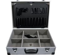 Maletín de herramientas metálico de aluminio | 460 x 340 x 150 mm