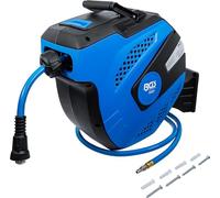 BGS Tubo per Aria Compressa Con Automatico Aufrollefunktion 12m+2m Attacco 3323