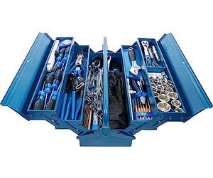 BGS 3340 | Cassetta porta attrezzi in metallo in ssortimento utensili | 137 pz.