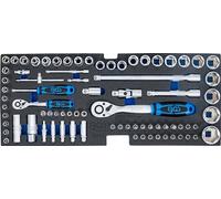 BGS 3345 | Modulo per BGS 3312: serie di bussole | 6,3 mm (1/4") / 12,5 mm (1/2") | dimensioni in pollici | 78 pz.