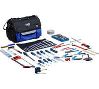 BGS 3349 - Assortimento di attrezzi per sanitari, 101 pezzi, valigetta | Quadrato interno 12,5 mm (1/2"), cricchetto reversibile, inserti per chiavi a bussola, pinze, punte con sistema di guida a