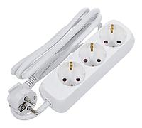 BGS 3368 | Ciabatta multipresa | 3 prese | cavo 1,4 m | 3 x 1,5 mm²| IP 20