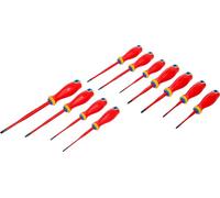 BGS 35851 | Serie di cacciaviti VDE | punta extra sottile | 11 pz.