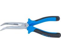 BGS 373 | Pinza becchi mezzi tondi | piegata | 200 mm