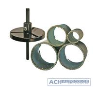 BGS 3910 - Set Di Punte Per Forare Piastrelle, 6 Pezzi 33, 53, 67, 73 Mm