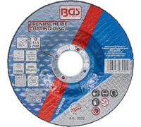 BGS 3922 | Disco da taglio per metallo | Ø 115 x 2,5 x 22,2 mm | tipo 42