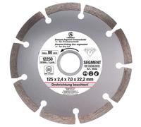 BGS 3932 - Disco Diamantato Segmentato 125Mm Per Taglio A Secco
