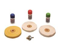 BGS Assortimento di lucidatura per metalli morbidi, 7pz. Quantità:1