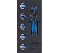 BGS 4027 | Modulo per carrelli portautensili 1/3: set pinze | con 5 coppie di ganasce