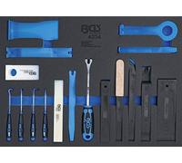 BGS 4034 | Modulo per carrelli portautensili 3/3: cunei e set ganci | 17 pz.