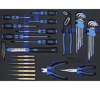 BGS 4038 | Modulo per carrelli portautensili 3/3: set pinze, martelli, cacciaviti | 36 pz.