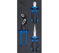 BGS 4042 | Modulo per carrelli portautensili 1/3: serie di pinze | 3 pz.