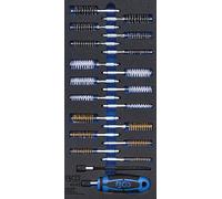 BGS 4043 | Modulo per carrelli portautensili 1/3: assortimento scovoli | 20 pz.