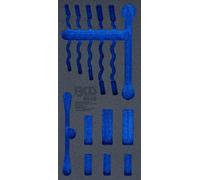 BGS 4048-1 | Modulo per carrelli portautensili 1/3 | vuoto | per BGS 4048