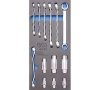 BGS 4048 | Modulo per carrelli portautensili 1/3: chiavi e buss x racc.tubi e bussole speciali (10 mm (3/8")) | 13 pz.