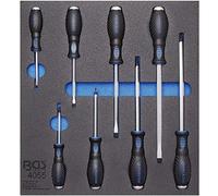 BGS Inserto per carrello da officina 2/3: cacciavite a croce e a intaglio, 8pz. Quantità:1