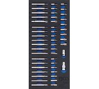 Bgs 4093-1/3 Portautensili Inserto Auto-Bit-Set, 49 Pezzi - NUOVO