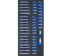 BGS 4093 | Modulo per carrelli portautensili 1/3: serie di inserti combinati | 49 pz.