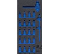 BGS 4094-1 | Inserto per Carrello Officina 1/3 | Vuoto | per Art. 4094, Lega di Acciaio