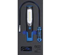 Bandeja para carro 1/3: Lámpara de mano y recogedor magnético con luz | 3 piezas