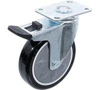 BGS 4235-2 | Ruota girevole | con piastra di montaggio e freno | per art. 4235 6070